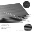 Todas las láminas de fibra de carbono de 3 capas de 4.0 mm